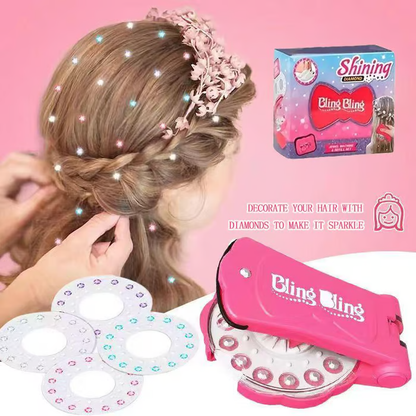 🔥【HOT】- ❤️60% OFF✨Glitter Diamond Styling Tools Hair Gemstone Styling Set💎
