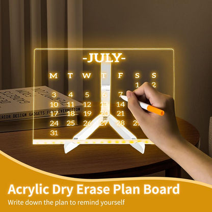 🎁Creative Rewritable Acrylic LED Message Board 🎨