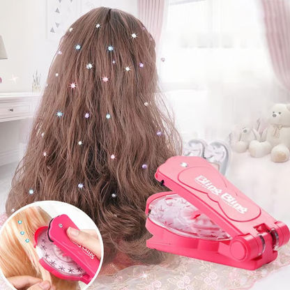 🔥【HOT】- ❤️60% OFF✨Glitter Diamond Styling Tools Hair Gemstone Styling Set💎